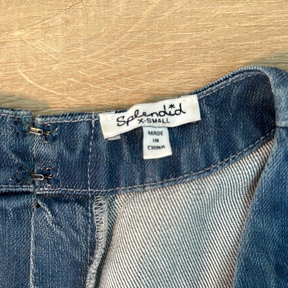 Splendid Blue Denim Jumpsuit - Picture 3 of 10